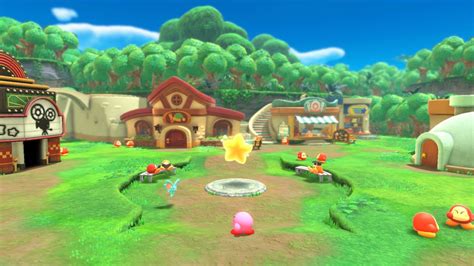 Kirby Forgotten Land Town Nintendosoup