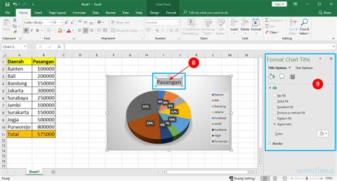 Cara Membuat Diagram Lingkaran di Excel (+Gambar) - SemutImut - Tutorial Hp dan Komputer Terbaik