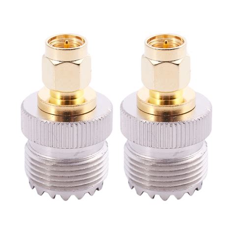 X Sma Male To Uhf Female So So Jumper Plug Rf Adapter Connect