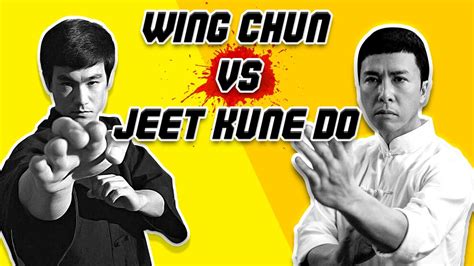 Wing Chun Vs Jeet Kune Do Techniques Youtube