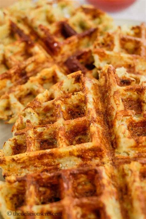 Savory Potato Waffles The Delicious Crescent