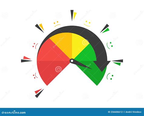 Excellent Credit Score Credit Rating Indicator From Bad To Good From