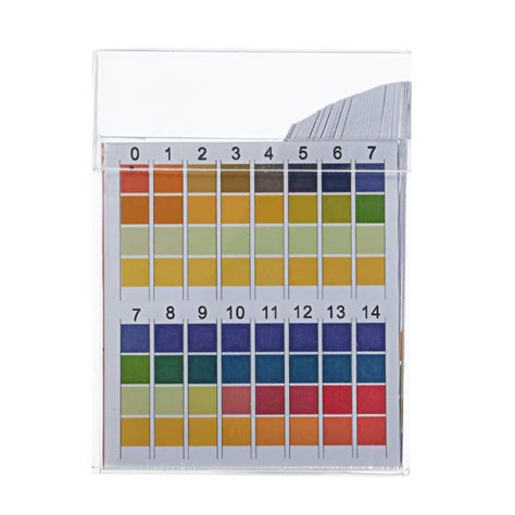 100pcs/box ph test strips precision four-color comparison 0-14 ph measuring drinking water ...