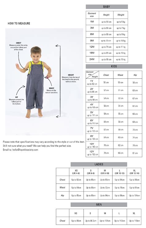 Children S Clothing Size Conversion Chart By Age | Kids Matttroy