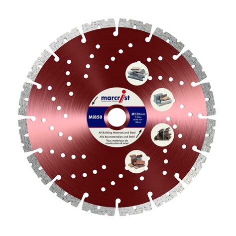 Marcrist Mi850 180mm X 22 2 Fastest Universal Diamond Blade