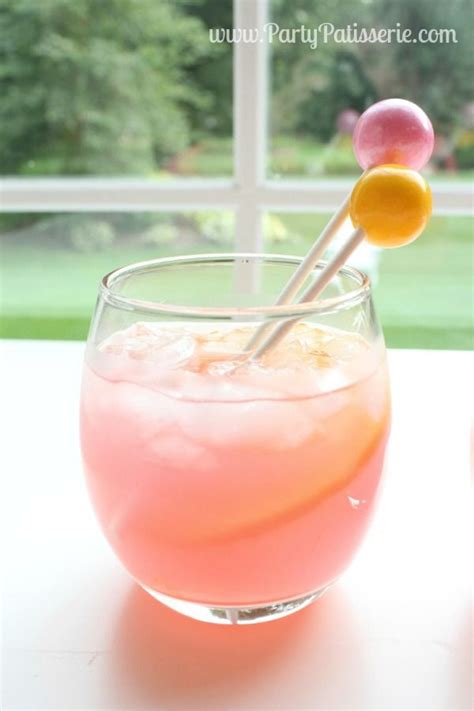 Yummy Bubblegum Martini By Party Patisserie With Images Candy Cocktails