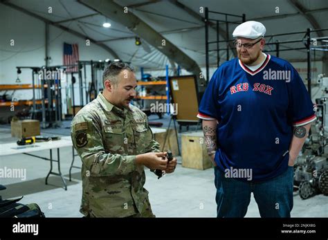 Us Air Force Tech Sgt Jason Calio An Explosive Ordnance Technician