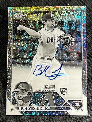 Topps Chrome Mini Diamond Refractor Rookie Auto Buddy Kennedy Ssp