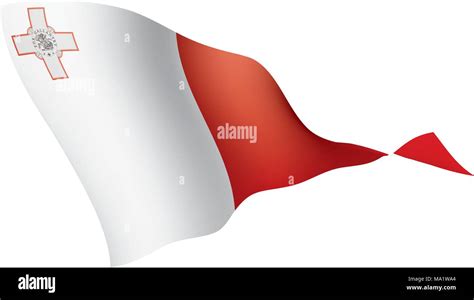 Malta Flag Vector Illustration Stock Vector Image And Art Alamy