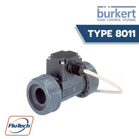 Burkert Type Inline Paddle Wheel Flow Sensor For Continuous