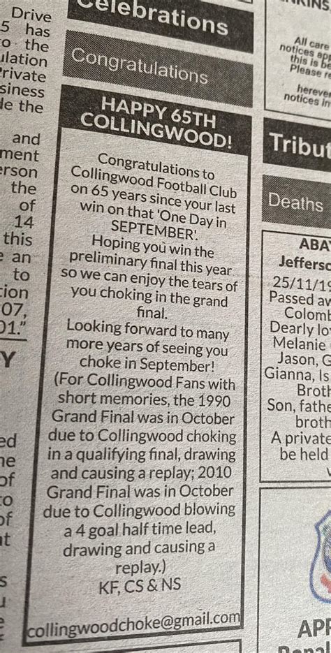 Found In Todays Herald Sun R Afl