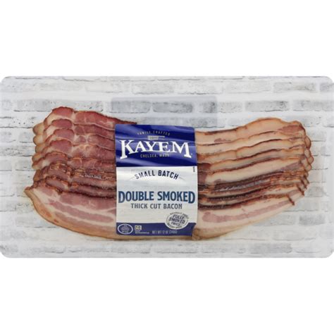 Save On Kayem Small Batch Double Smoked Bacon Thick Cut Order Online