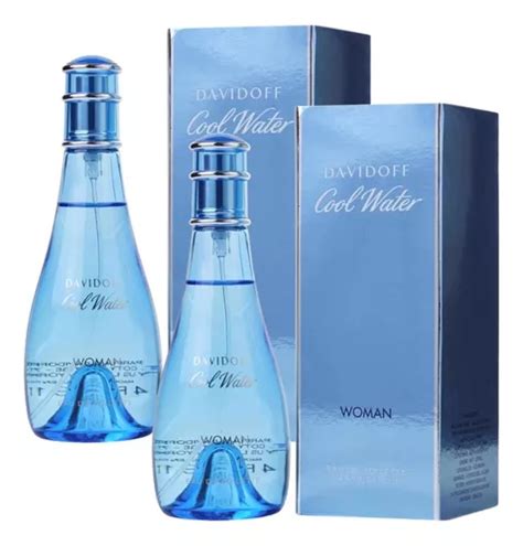 Paquete Cool Water Davidoff 200ml Dama Original 2 Pzas Meses sin interés