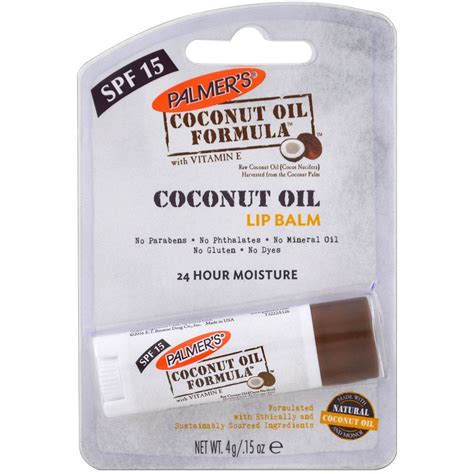 Бальзам для губ Palmer's SPF 15 Coconut Oil Lip Balm с кокосовым маслом ...
