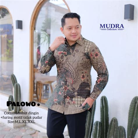 KEMEJA Mudra Collection Mudra Batik Men S Long Sleeve Batik Shirt