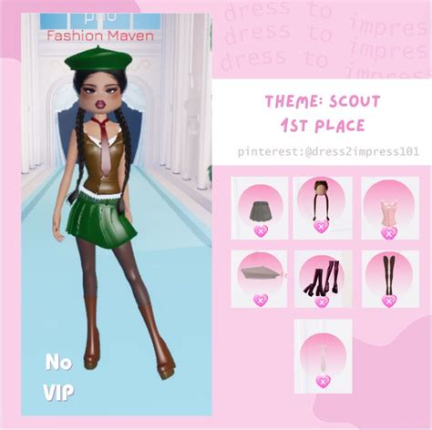 Scout Dress To Impress In 2024 Dress To Impress Vip Dress Themed