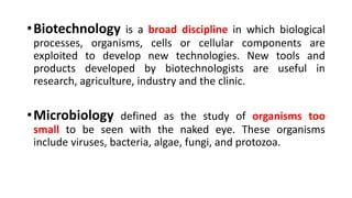 History Of Microbial Biotechnology Ppt