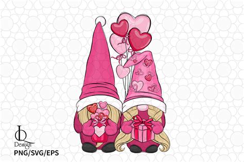 Gnome Couple Valentine Svg Sublimation Graphic By Lq Design Creative