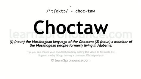 Choctaw Alphabet