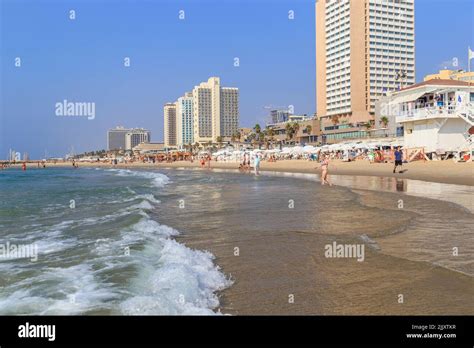 Tel Aviv Israel 19 De Septiembre De 2017 Esta Es La Línea De Las