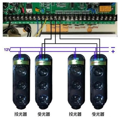 红外对射报警器的安装及调试方法 红外对射报警器接线图解 与非网