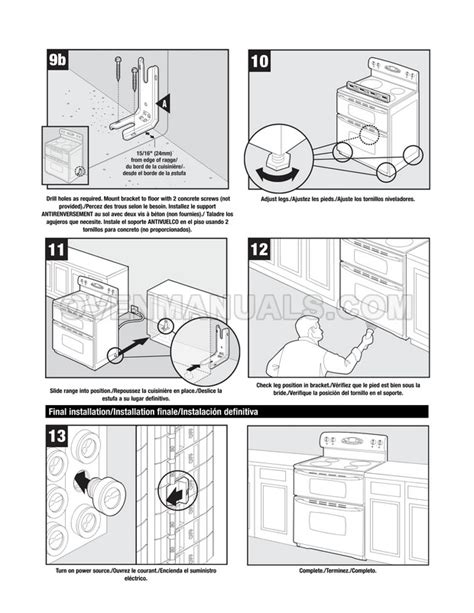 Maytag Mer6765bas Gemini Range Installation Instructions