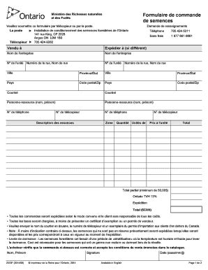 Fillable Online Forms Ssb Gov On Formulaire De Commande Pour Acheter