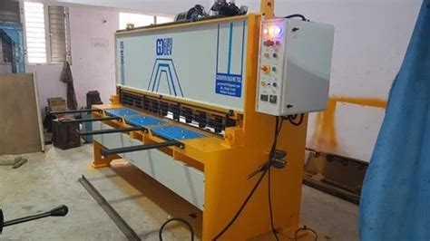 Ms Ss Metal Sheet Shearing Machine Automation Grade Semi Automatic At