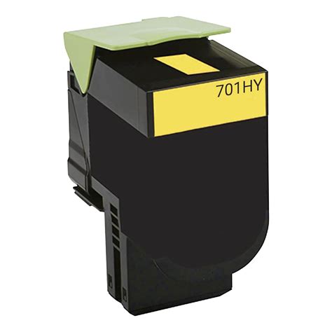 C Hy Toner Cartridge Lexmark Remanufactured Yellow