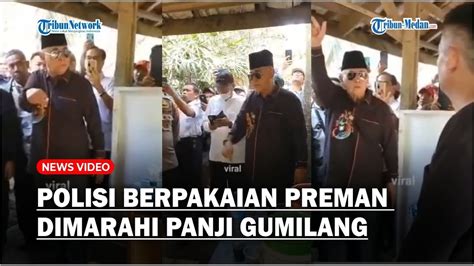 Tak Punya Surat Tugas Seorang Polisi Berpakaian Preman Dimarahi Panji