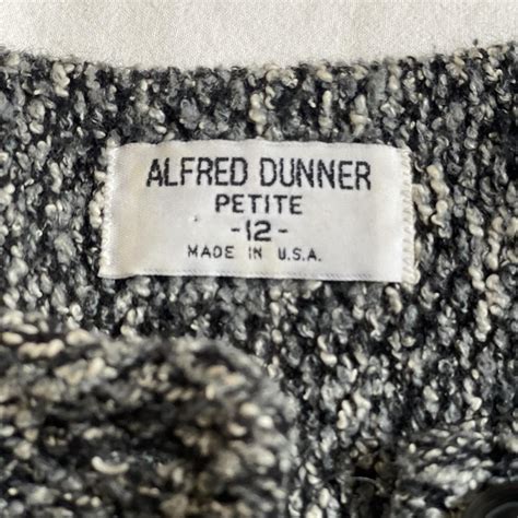 Alfred Dunner Women S Black And Grey Cardigan Depop