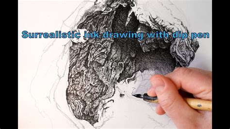 Detailed Abstract Drawing Nib Dip Pen YouTube