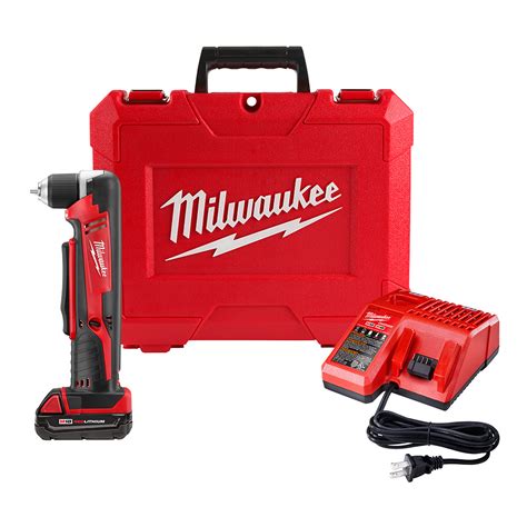 Milwaukee M Cordless Lithium Ion Right Angle Drill Kit