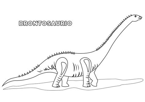 Dibujos De Dinosaurios Para Colorear Dinosaurio Brontosaurio