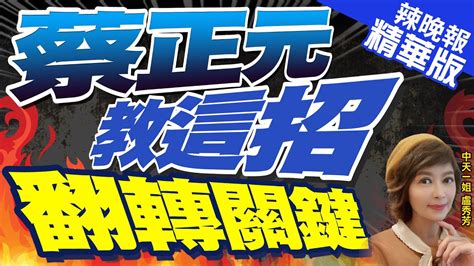 【盧秀芳辣晚報】et民調 2次政見會後 賴蕭38 1％ 侯康34 8 柯盈19 2 ｜蔡正元教這招 翻轉關鍵｜帥化民 謝寒冰選情分析｜ 中天新聞ctinews 精華版 Youtube