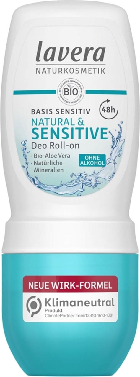 Lavera NATURAL SENSITIVE Basis Sensitiv Deodorant Roll On 50 Ml