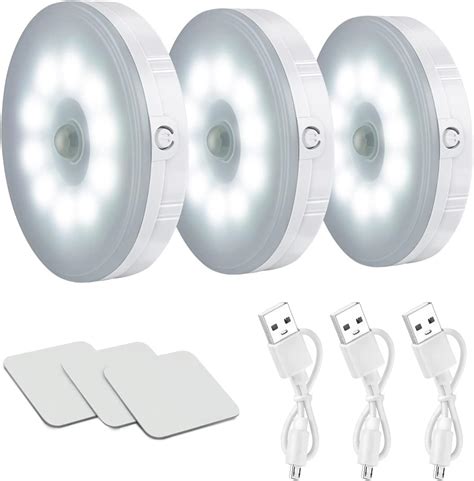 Luces Con Sensor De Movimiento Dekita Luz Nocturna Led Recargable Por