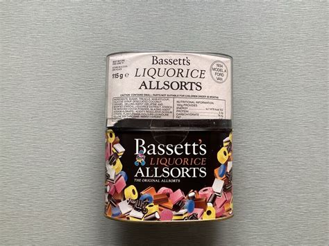 Vintage Bassett S Liquorice Allsorts Tin And Model A Ford With Original Sweets Ebay