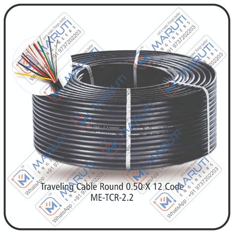 12 Core Copper Elevator Traveling Cable Round At 40 Meter In