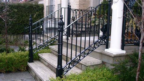 Exterior Wrought Iron Railings Are A Dufferin Iron Specialty