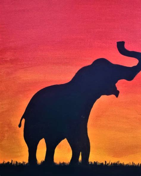 Elephant in the Sunset – Maro NYC