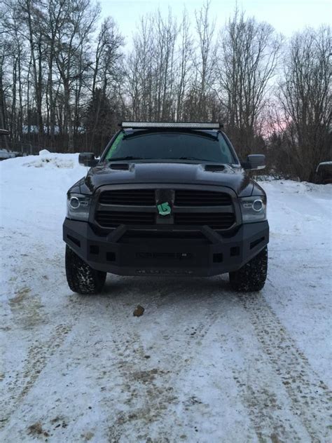 Dodge Ram With Ici S Magnum Bumper And Rt Series Light Bar Option