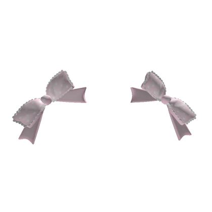 Pink Softie Kawaii Preppy Bows Pigtaiis Roblox