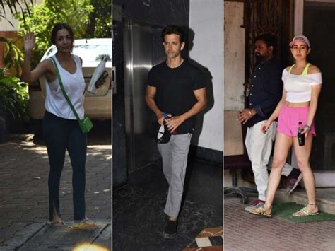 Malaika Arora Sara Ali Khan Ananya Panday And Hrithik Roshan S Monday