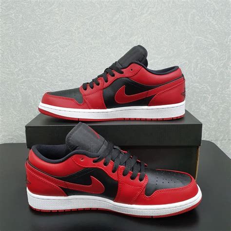 Jordan 1 Low Gym Red, Men's Fashion, Footwear, Sneakers on Carousell