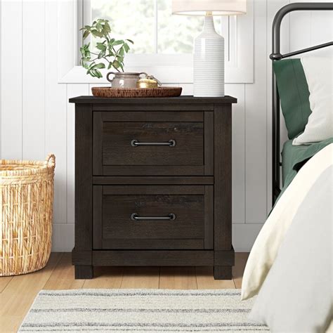 Sand Stable Carney Solid Wood Nightstand Reviews Wayfair