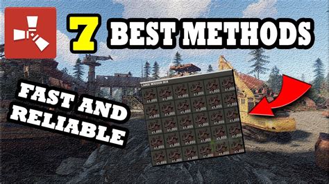 The Complete Guide To Farming Scrap In Rust Solo And Group Youtube