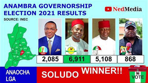 Anambra Election 2021 Results Updates Soludo Leading In 5 Lgas Youtube