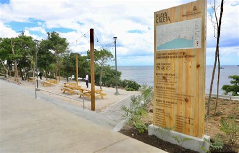 Abinader inauguró malecón de Caleta