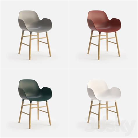 Normann Copenhagen Form Armchair Chair 3d Models